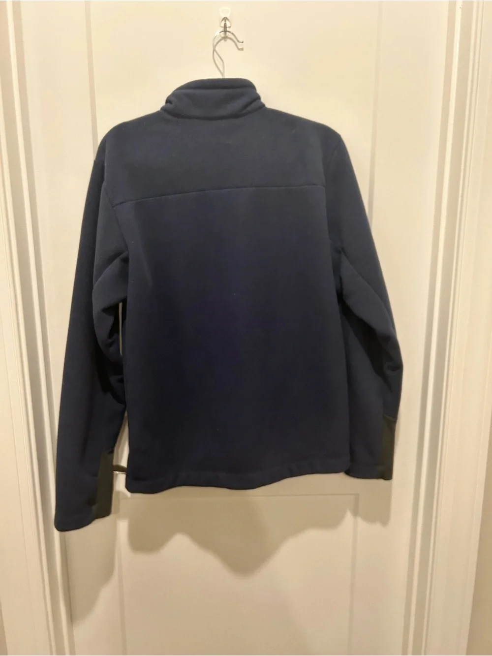 The North Face Navy Blue & Gray Full-Zip Fleece Jacket size S